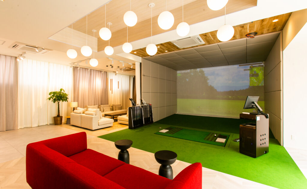 日常の一コマが、ゴルフラウンジになる。